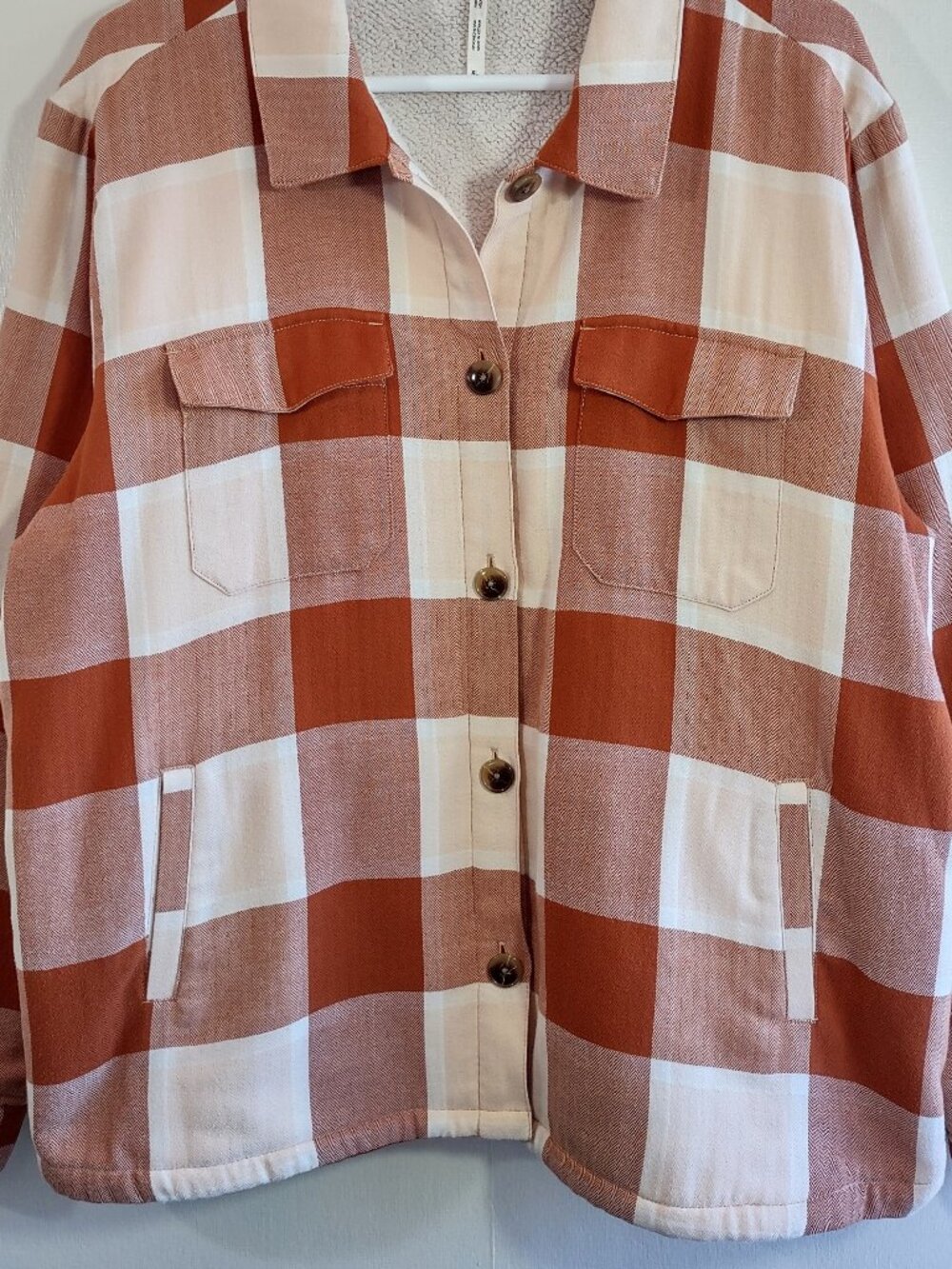 KUHL Ember Shirtjak Womens Jacket XL Fleece Buffalo Plaid Outdoor Cabin Nature - Picture 7 of 13